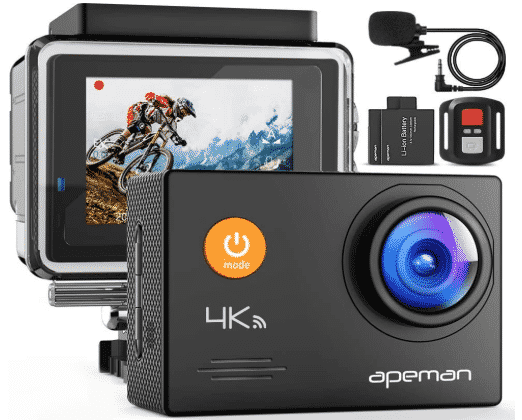APEMAN A79 4K Action Camera best action camera under 100