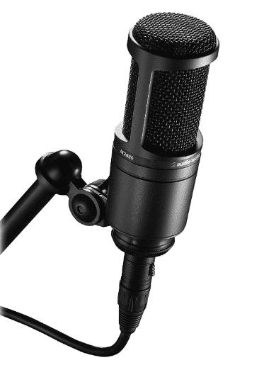 Audio-Technica AT2020 Cardioid Condenser best condenser mic under 200