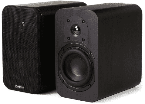 MICCA RB42 REFERENCE BOOKSHELF SPEAKER WITH 4-INCH WOOFER AND SILK TWEETER