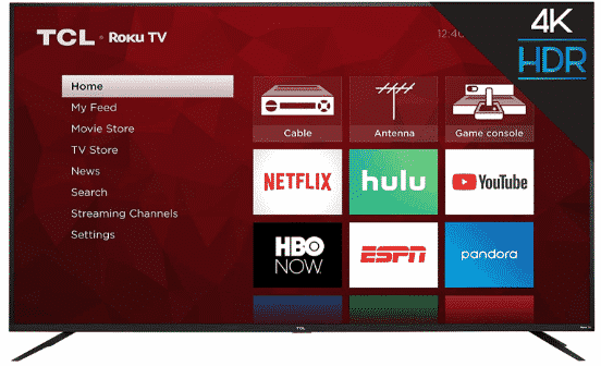 TCL 75S425 - best 75 inch TV under 2000