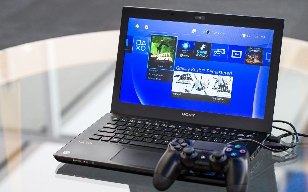 how to play PS4 on laptop without remote play