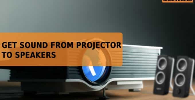 sound from projector to speakers
