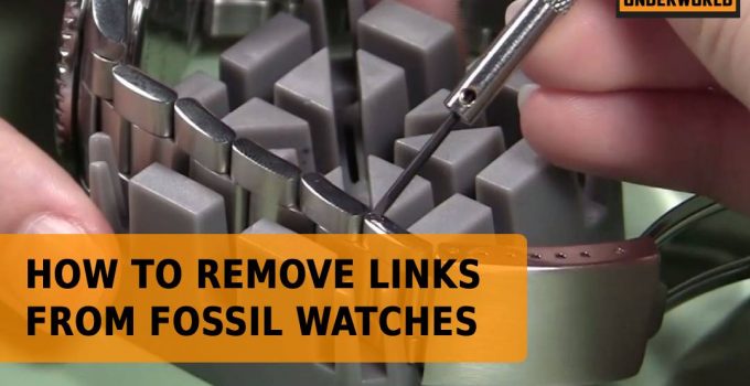 How To Remove Links From Fossil Watches